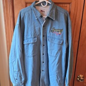 Blue Denim Pittsburgh Steelers Jacket